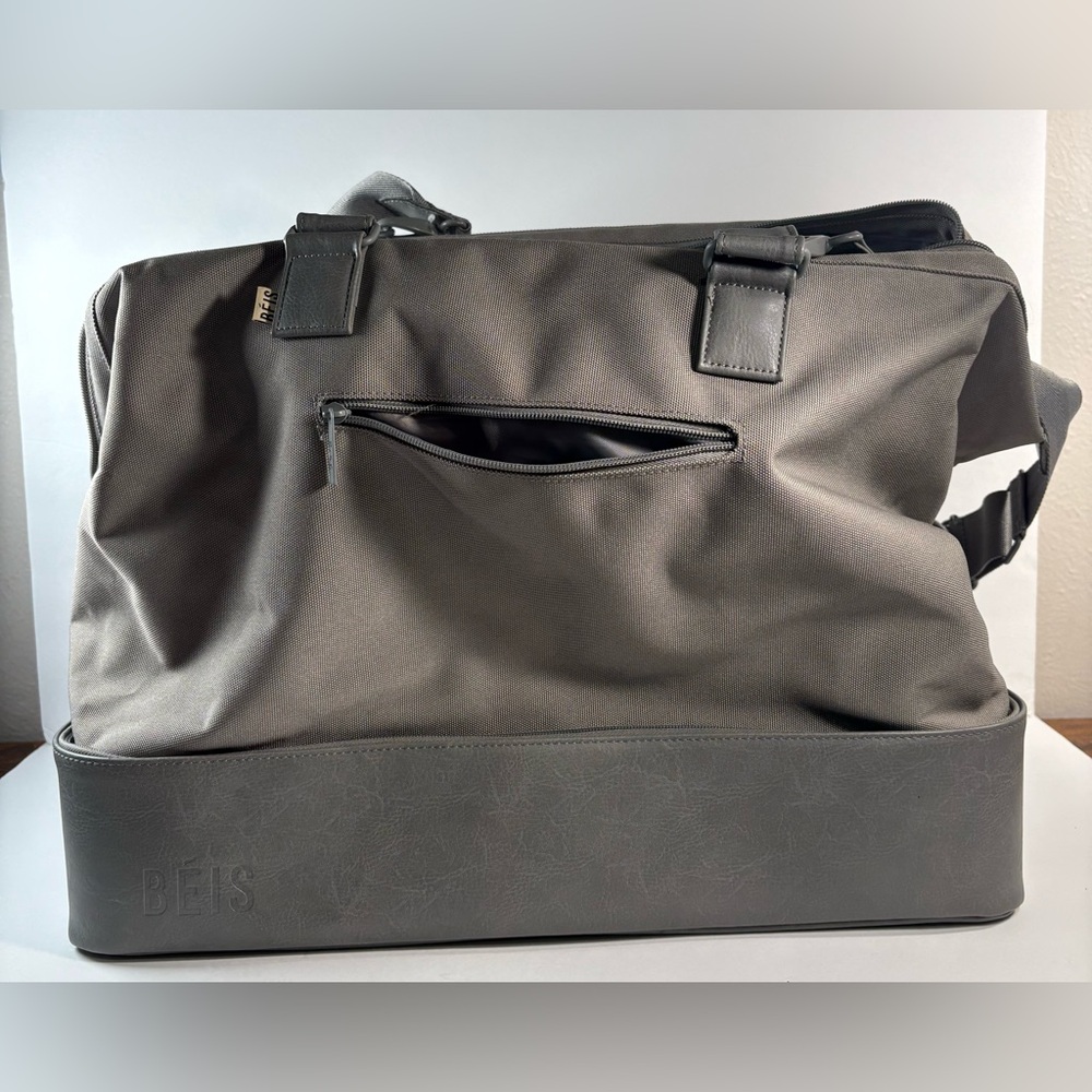 Beis Mini Gray Convertible Weekender